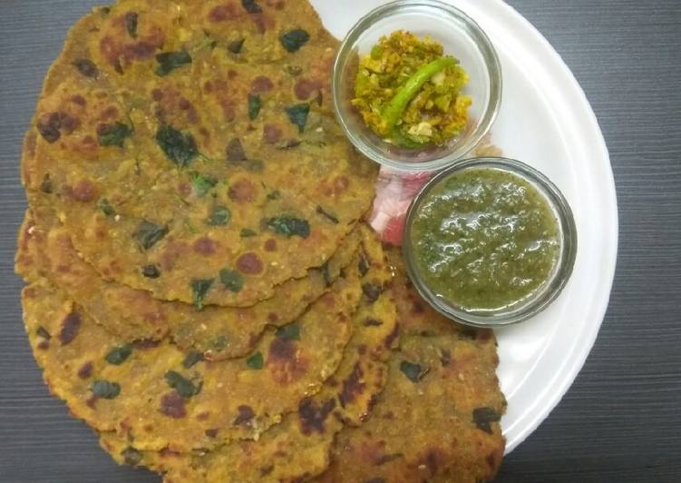 Recipe of Homemade मेथी पराठा (Methi Paratha)