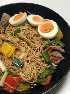 Una foto de Ramen de verduras