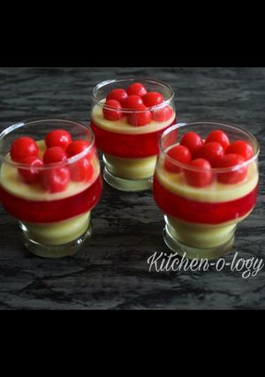 A picture of Custard & Jelly Trifle.
