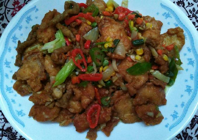 Stir-Fried Chicken with Habanero