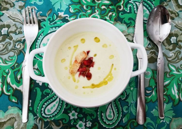 Crema fría de pepino