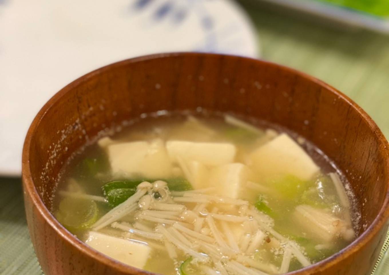Korean style soup to use the remaining ingredients