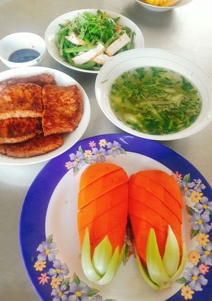 Hình của món Bữa cơm đủ chất 3 (cơm chay).