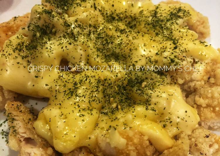 Langkah Mudah untuk Membuat Crispy chicken Mozarella with seaweed powder❤️ #weekendchallenge yang Enak Banget