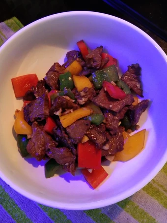 Langkah Mudah untuk Menyiapkan Resep Beef bell pepper Anti Ribet, Lezat Sekali