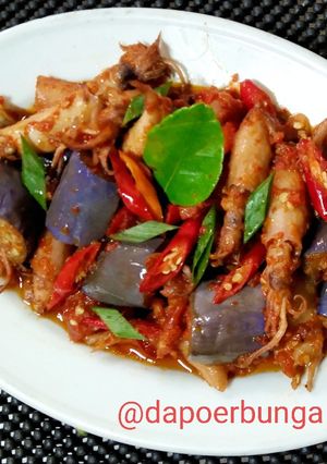 Foto resep Cumi Asin Terong Balado