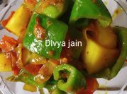 A picture of aloo capsicum
