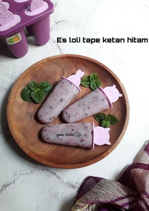 Foto resep Es loli tape ketan hitam