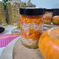 A picture of Pickled Carrots and White Radishes.