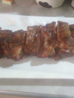 Una foto de Costillas de cerdo al cilindro