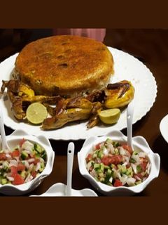 عکسی از دستور باقالی پلو با بلدرچین