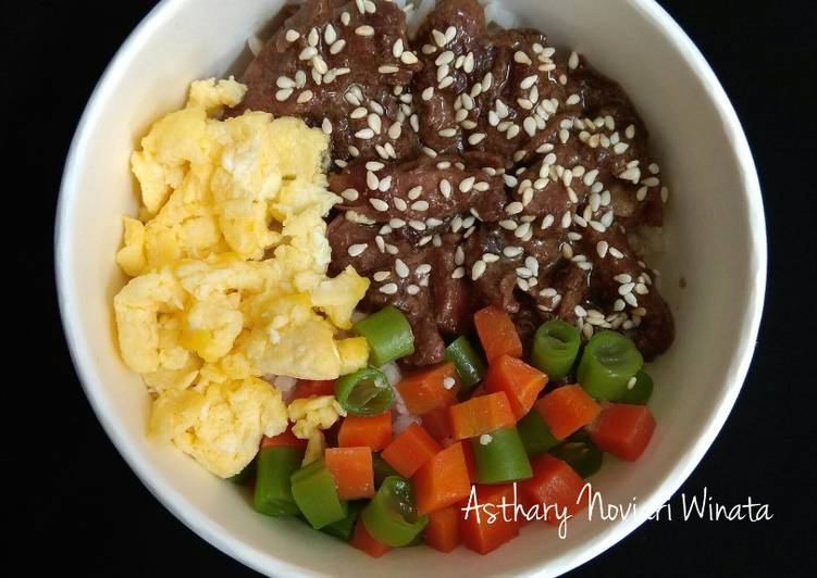 Resep Rice Bowl Chicken Teriyaki Anti Gagal