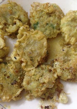 A picture of Chicken aloo kabab.