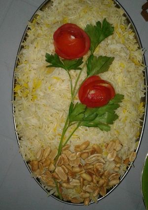 صورة لوصفة ارز بطريقة سهلة.. وبشهههههي
