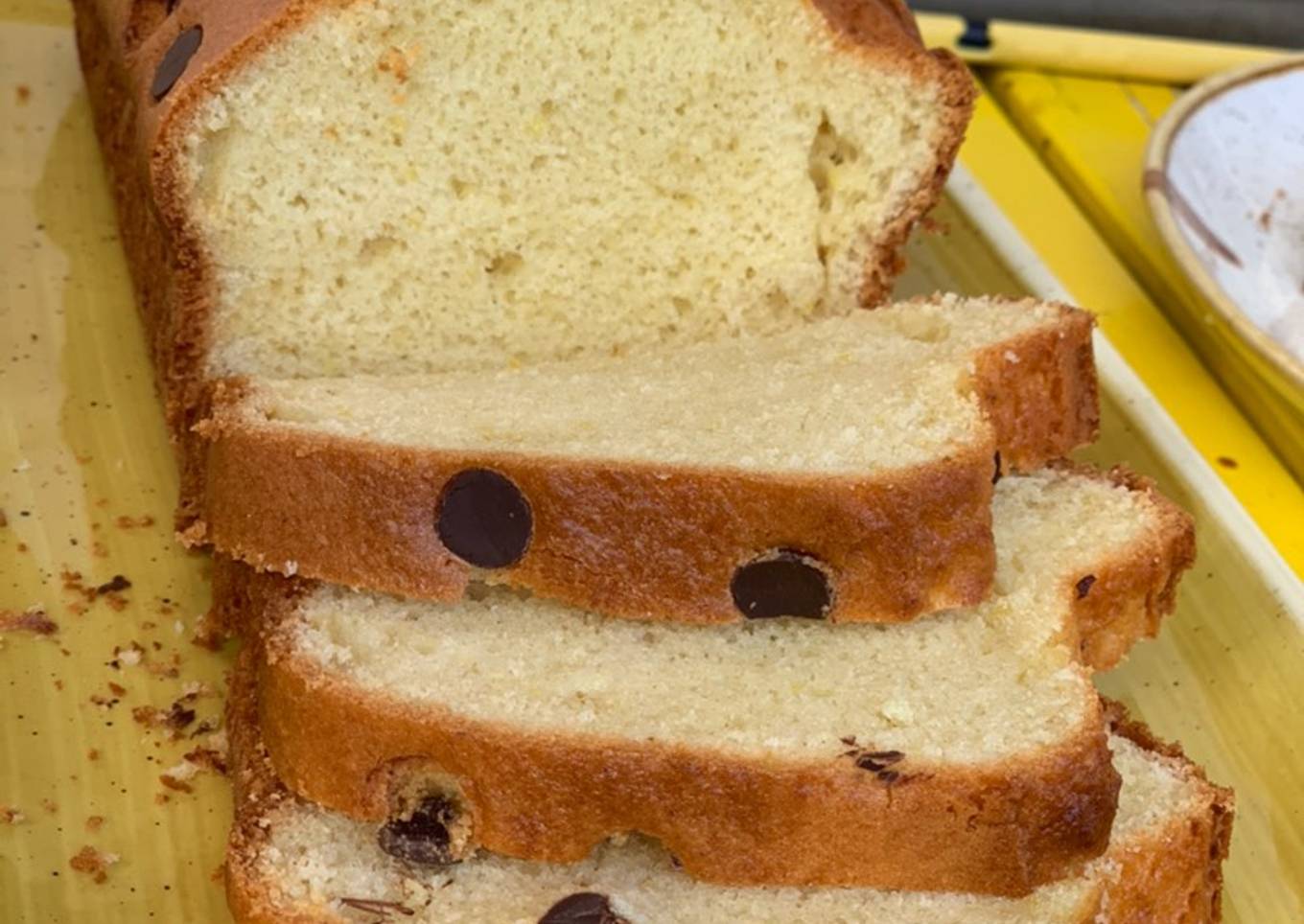 Bizcocho básico con pepitas de chocolate