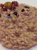 Risotto,castagne🌰e gherigli di noci rosse