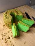Chiffon pandan keju