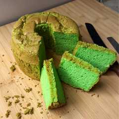 Chiffon pandan keju রেসিপির প্রধান ছবি