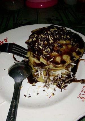 Foto resep Pacake pisang coklat