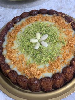 صورة لوصفة تارت البسبوسه
