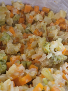 Una foto de Guiso🍲🍛🥙 de calabacin, calabaza y brócoli🎃🥒🥦