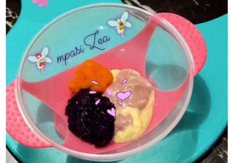 Cara Gampang Membuat Bubur beras Merah + Tahu Tempe + Ubi Ungu + Wortel 😍 yang Bisa Manjain Lidah