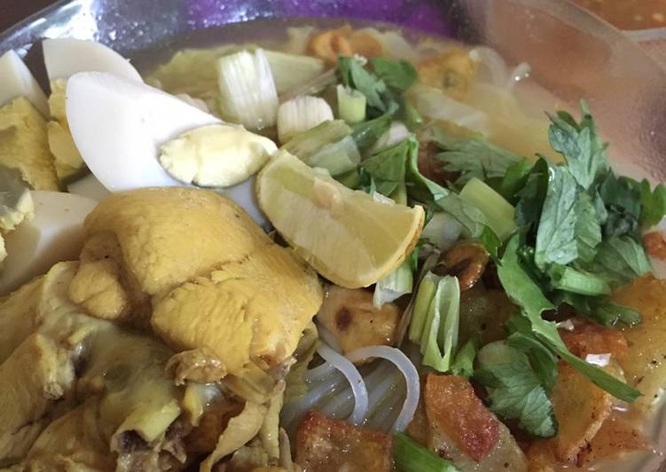 Resep Soto Ayam rendah kalori #my diabetic meal Yang Menggugah Selera