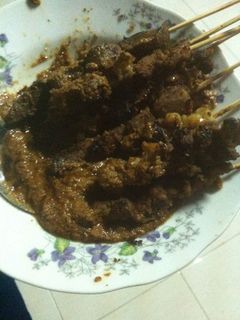 Foto resep Sate kambing bumbu kacang sederhana