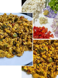 पनीर भुर्जी (paneer bhurji recipe in Hindi) रेसिपी मुख्य फोटो