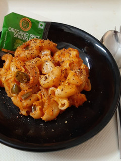 A picture of Red Sauce Pasta.