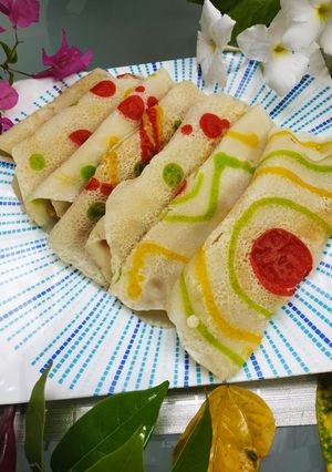 Designer patishapta or Rangila patishapta রেসিপির প্রধান ছবি