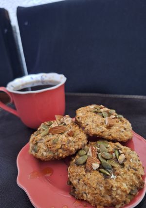 Una foto de Galletas de Avena con Semillas y Plátano