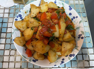 蕃茄燉馬鈴薯（純素） 的食譜成品照片