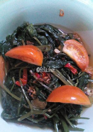 Foto resep Cah kangkung segar