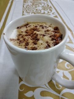 صورة لوصفة كابتشينو منزلي برغوة رائعة 😍