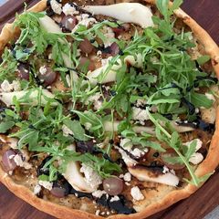 A picture of Fruity Caramelized Onion Pizza.