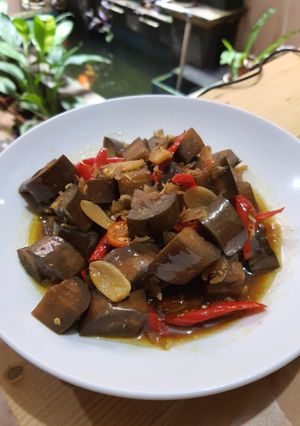 Foto resep Oseng Terong Ungu & Teri