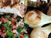 A picture of beef burrito