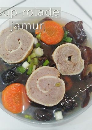 Foto resep Sup rolade jamur