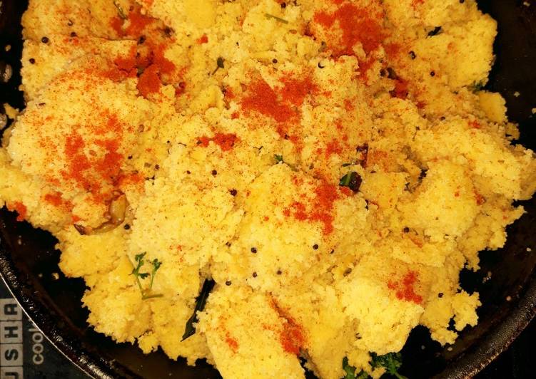Easiest Way to Make Super Quick Homemade Surti khaman