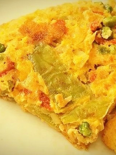 Una foto de Tortilla de Atún blanco con Verduras