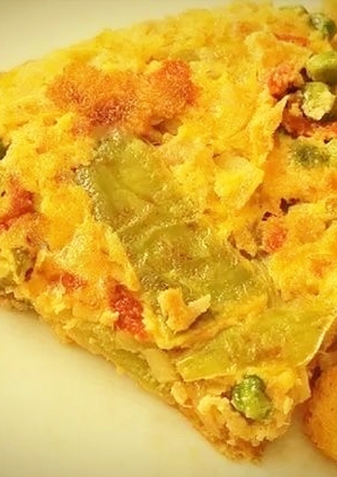 Una foto de Tortilla de Atún blanco con Verduras