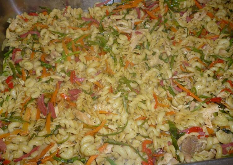 Simple Way to Make Homemade Noodles Chicken And Vegetable Stir Fry