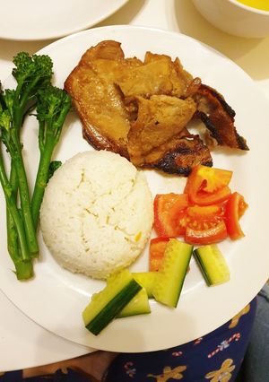 Hình của món Sườn cốt lết nướng.
