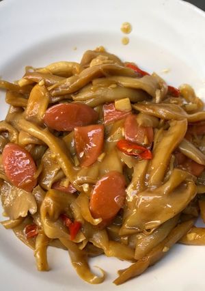 Foto resep Tumis Jamur Sosis Saus Tiram Masakan Ala Anak Kos