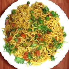 A picture of Masala maggi.