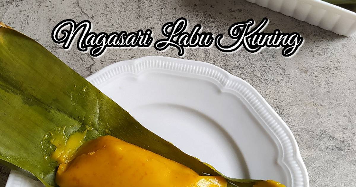 Resep Nagasari Labu Kuning Pais Sumping Waluh Oleh Ella Hadibroto Cookpad