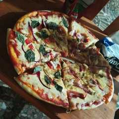 Una foto de Pizza