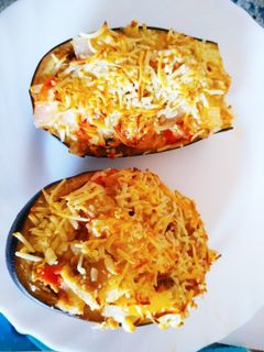 Una foto de Berenjenas rellenas de atún