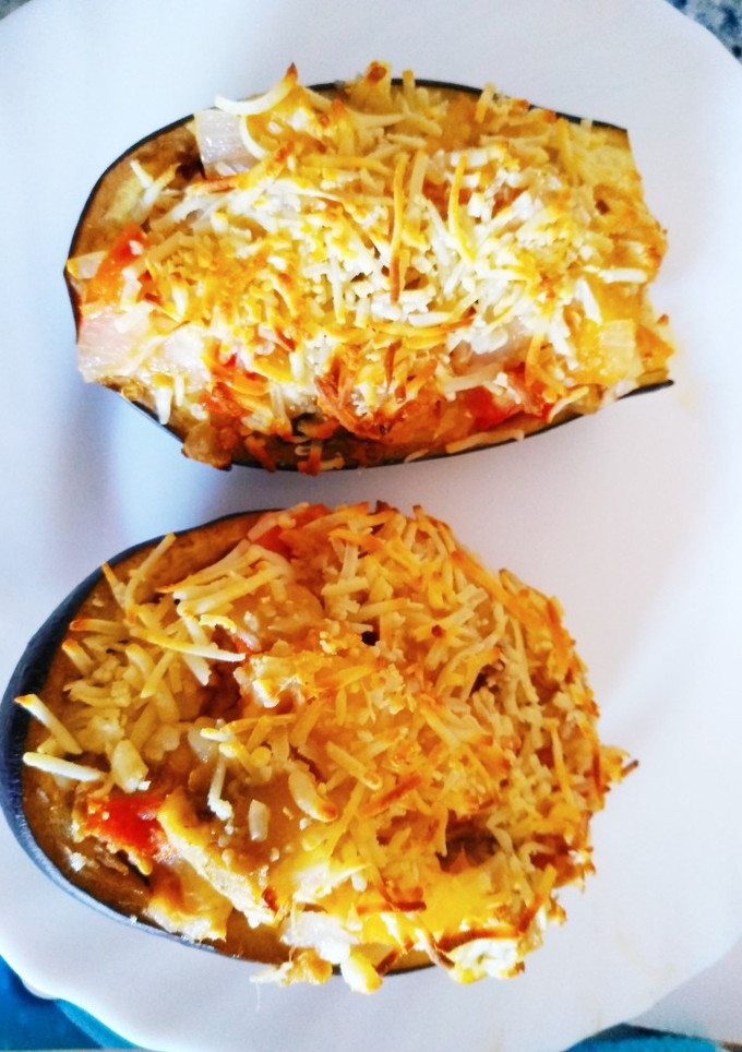 Una foto de Berenjenas rellenas de atún